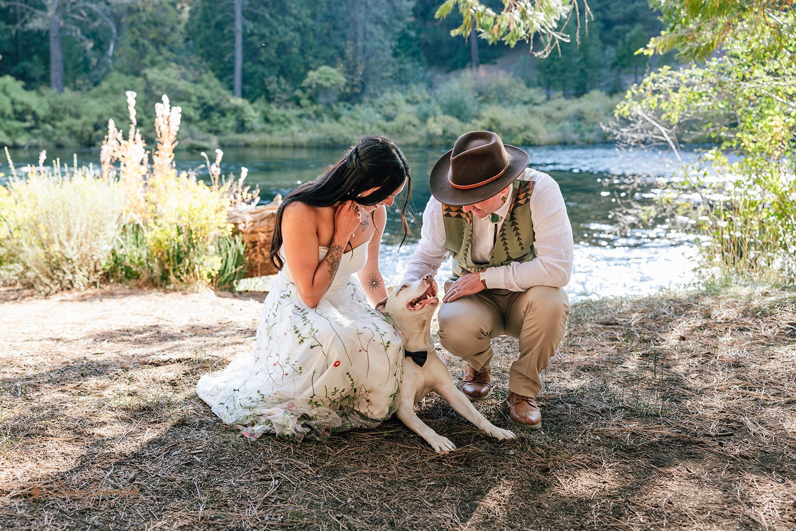 moody forest elopement at otis, oregon