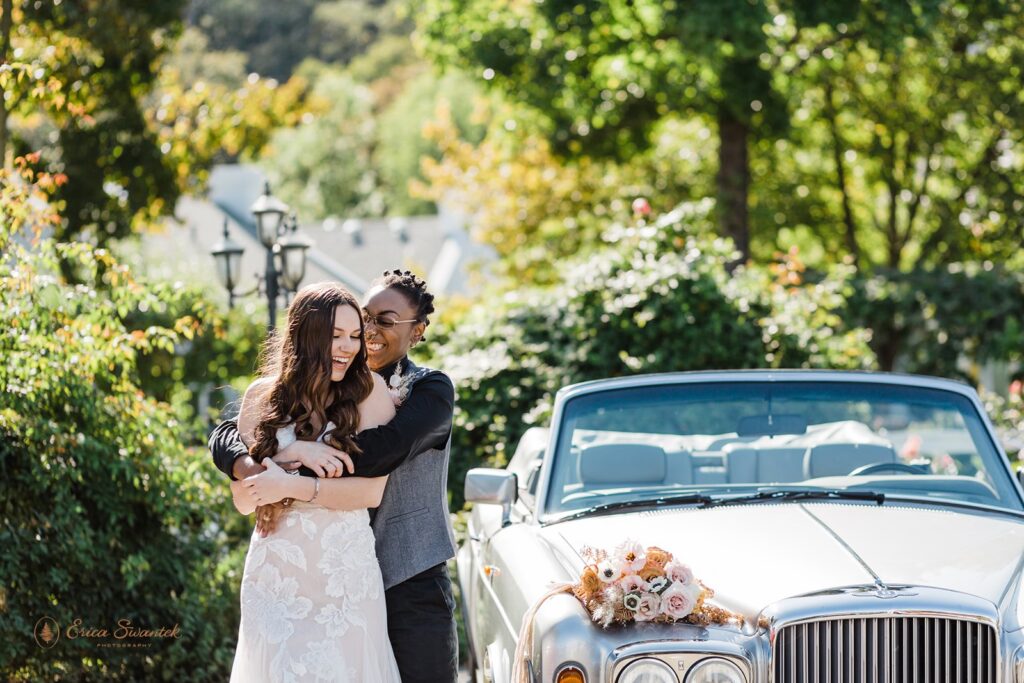 A LGBTQ+ couple at their Ashland Oregon Elopement