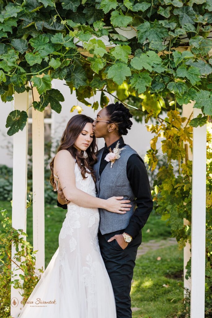 A LGBTQ+ couple at their Ashland Oregon Elopement