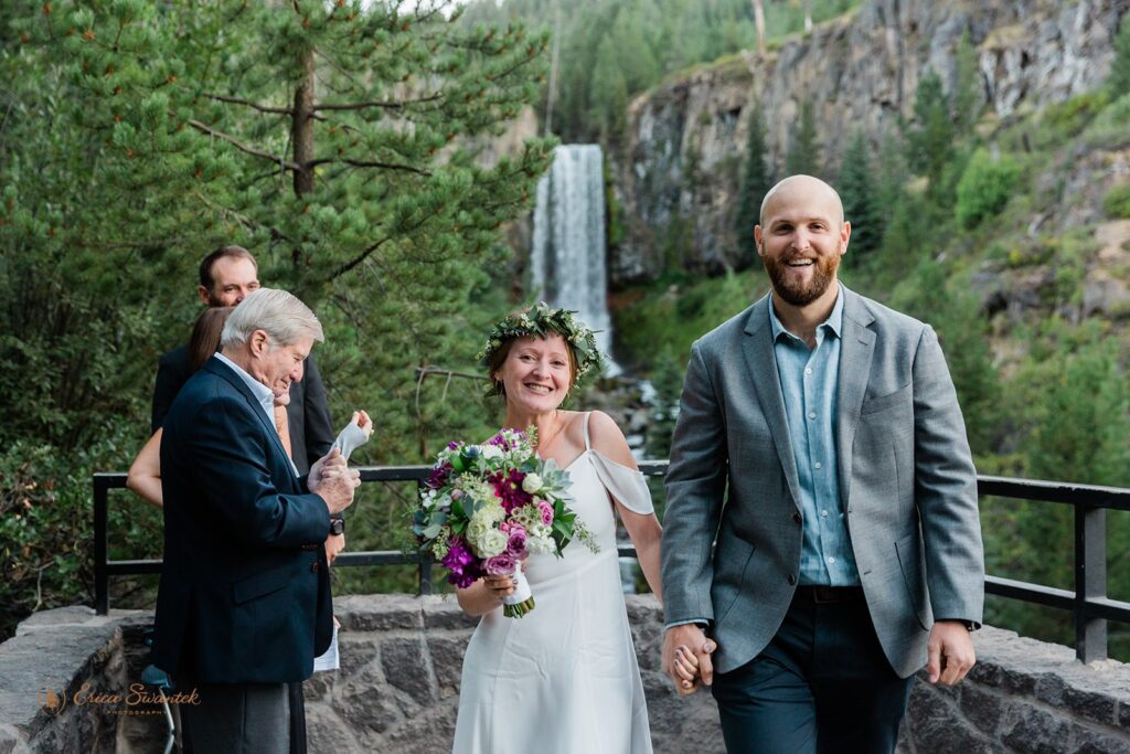 Tumalo Falls elopement