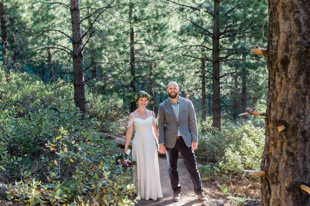 Tumalo Falls elopement