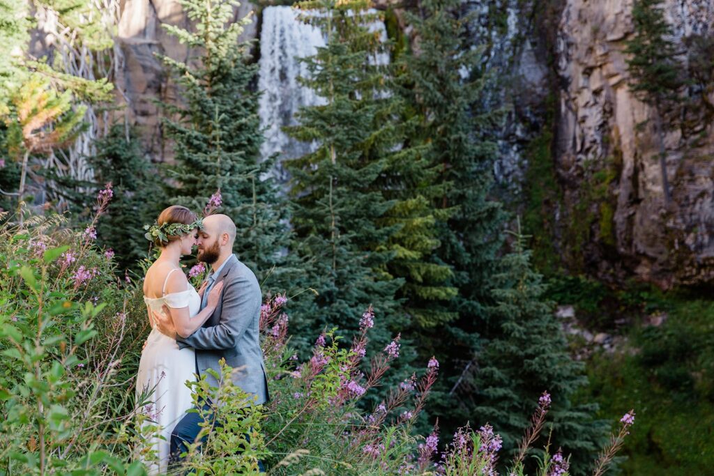 Tumalo Falls elopement