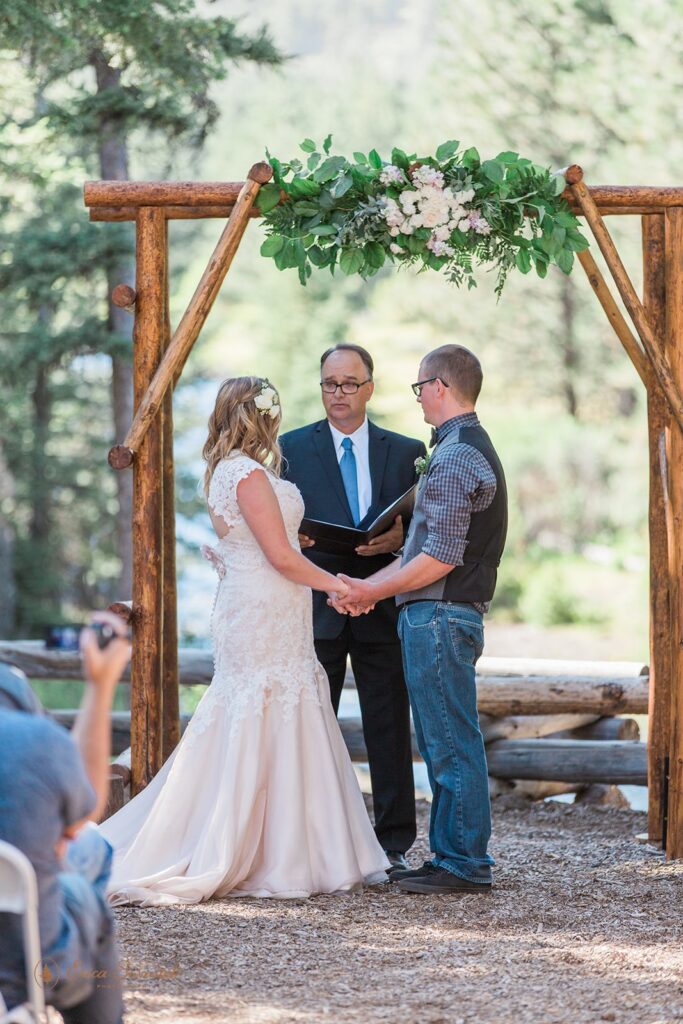 skyliners lodge wedding ceremony