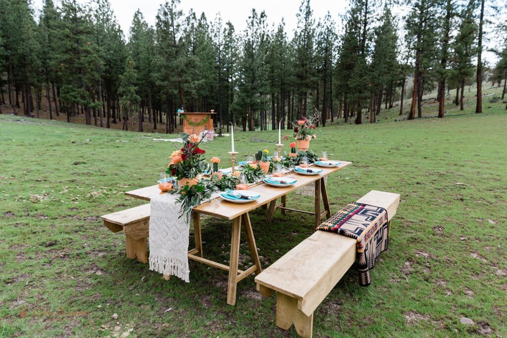 wine down ranch outdoor wedding reception
