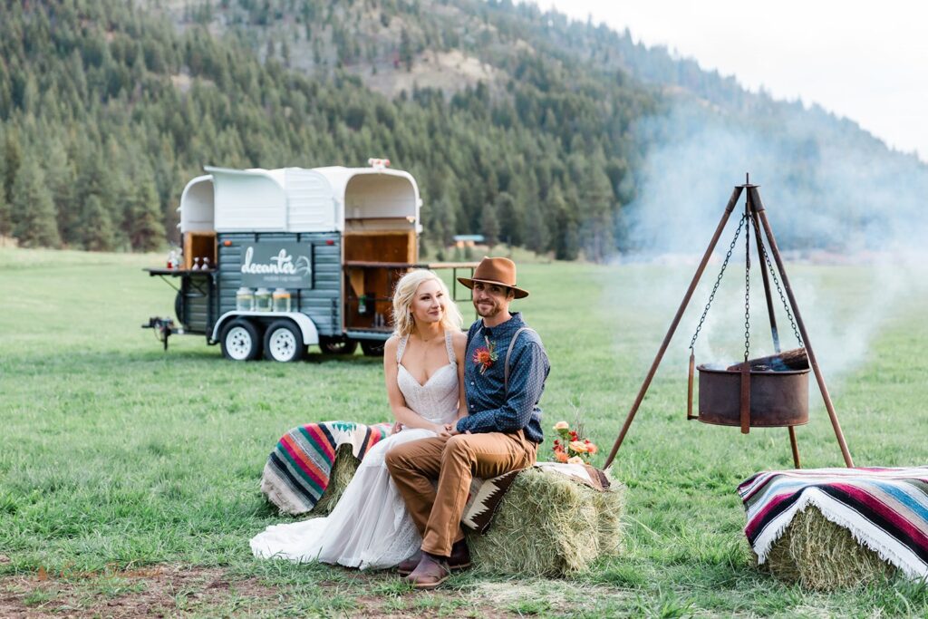 wine down ranch intimate wedding 