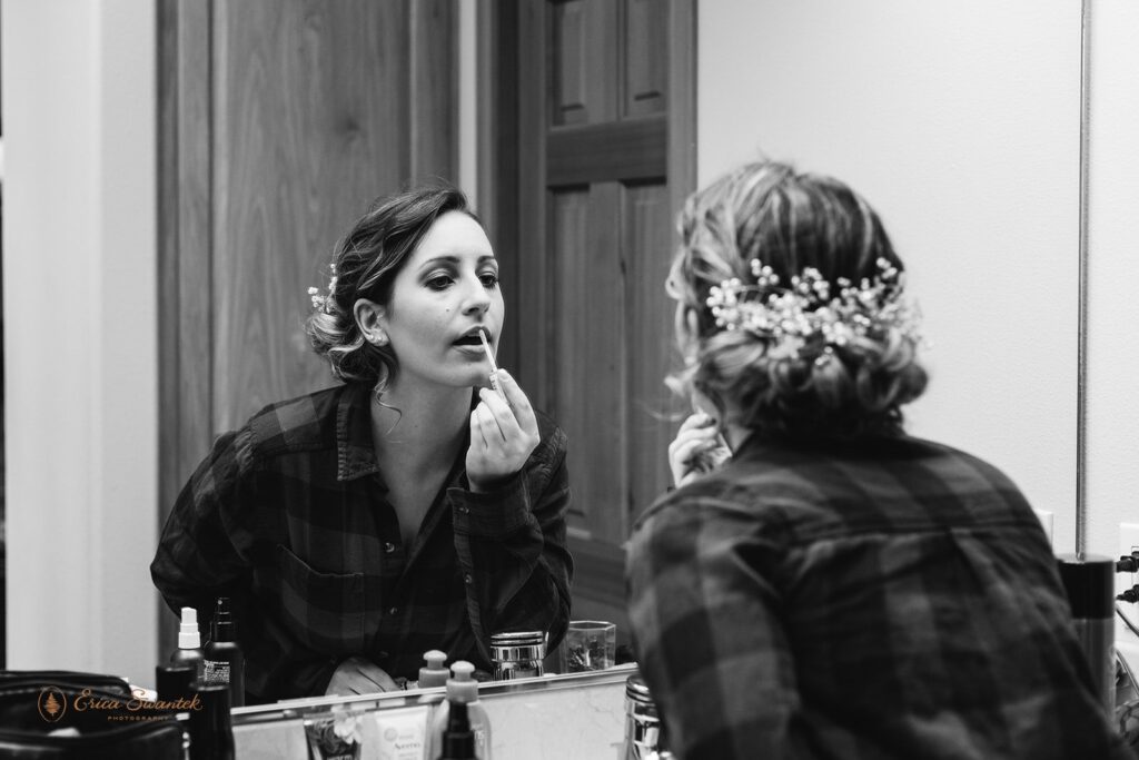 bride getting ready