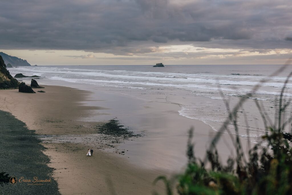 Sunset at Hug Point Oregon