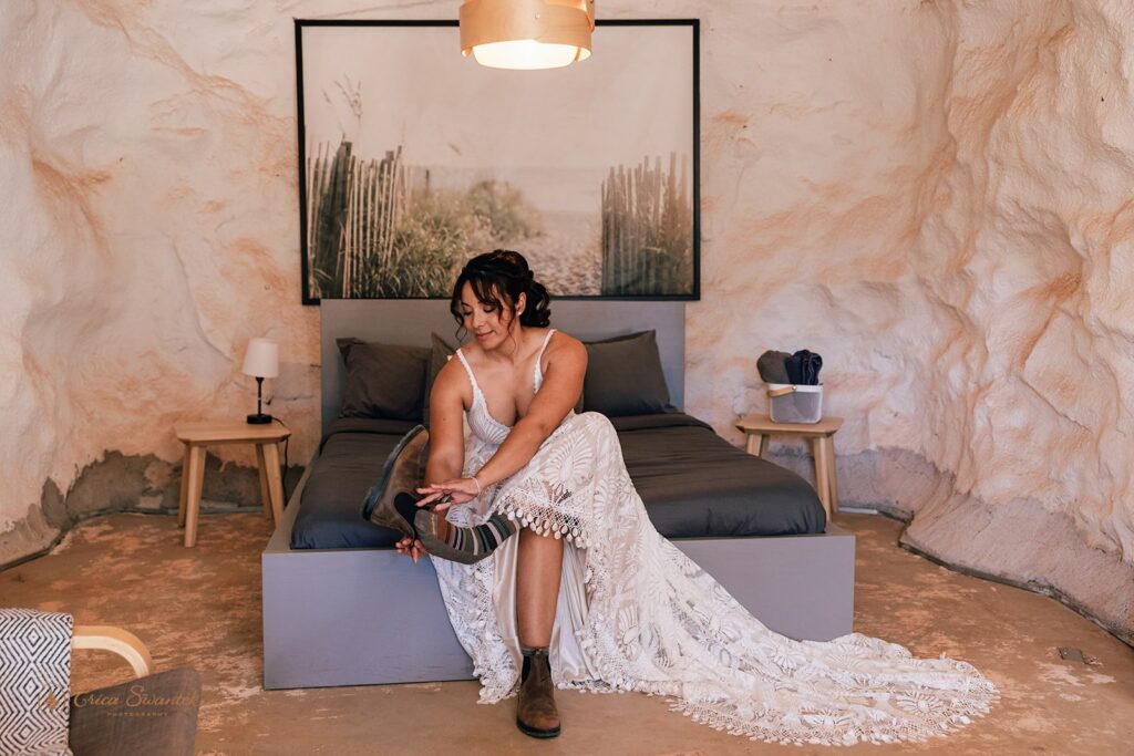 bride getting ready