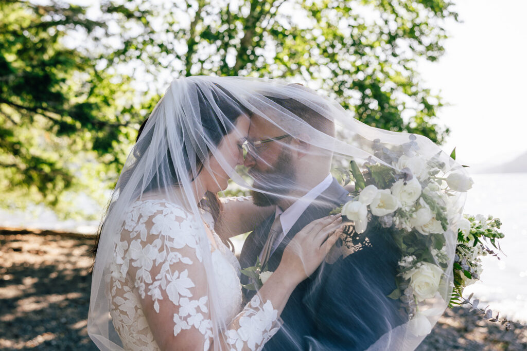 Lake Crescent Olympic National Park wedding.
