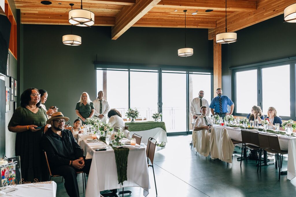 small elopement reception